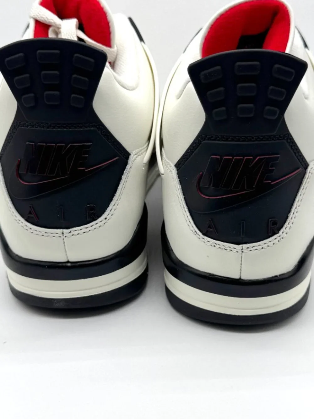 Air Jordan Retro 4 Flight Club Sail Black Shoes Sz 12 New w/ Marks IM4002-100